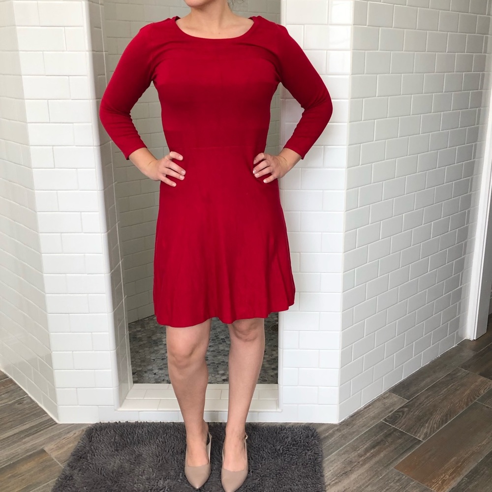 Red Midi Dress